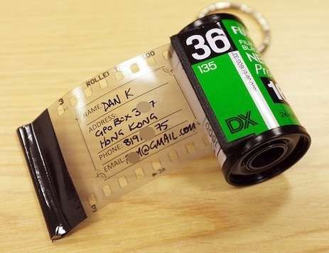 DIY Film Travel Tags