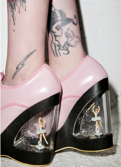 Ballerina Shoe Dioramas ballerina wedges