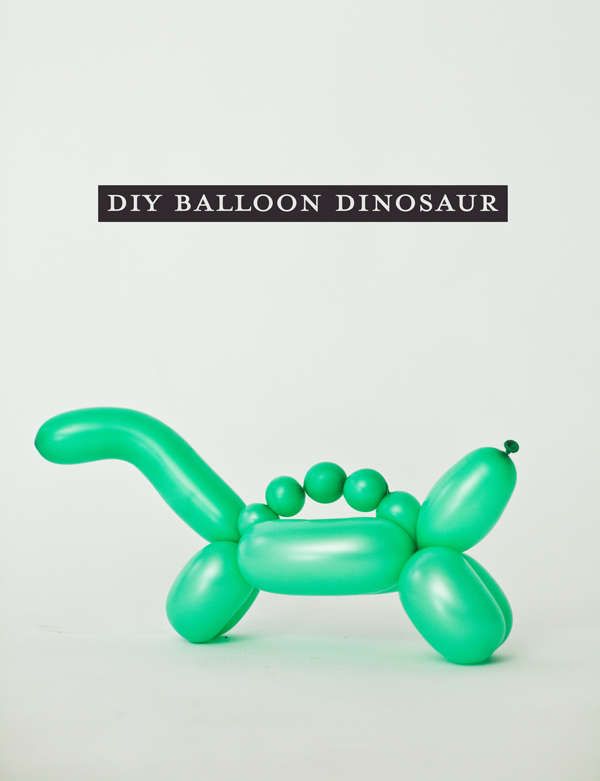 DIY Jurassic Balloon Animals