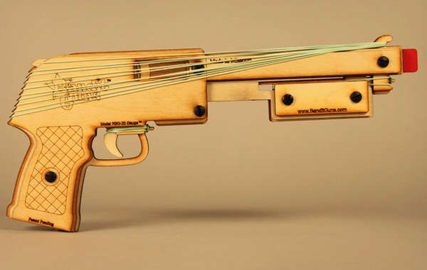 Retro Wooden Shotguns