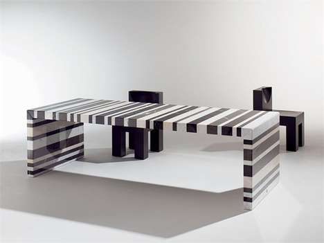 Striped Stoned Furniture