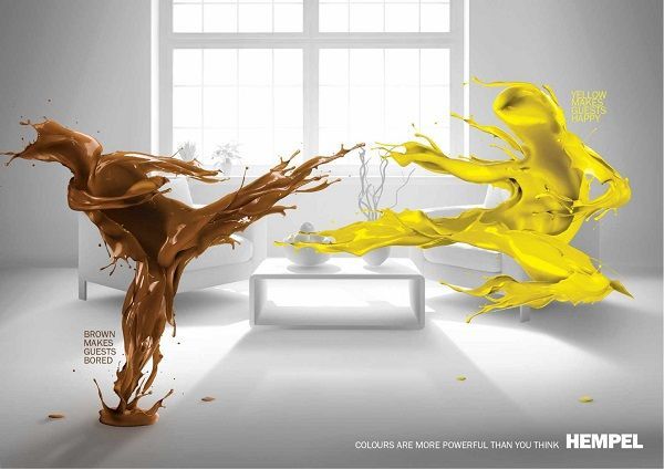 Color-Clashing Paint Ads