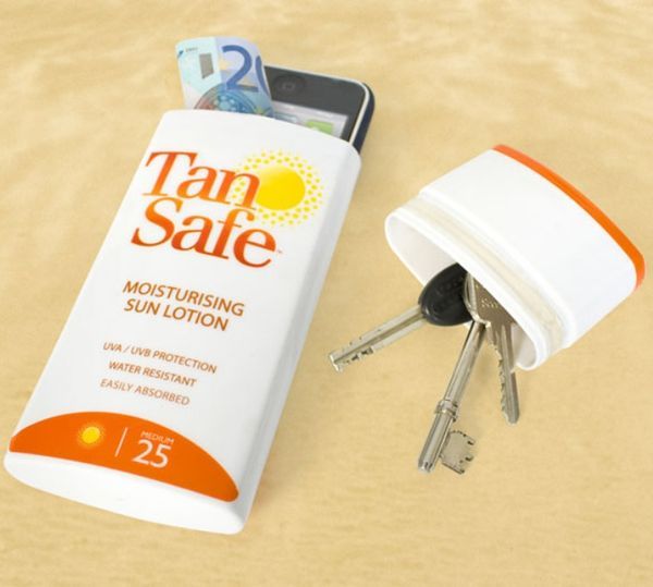 Secretive Sunscreen Bottle Safes