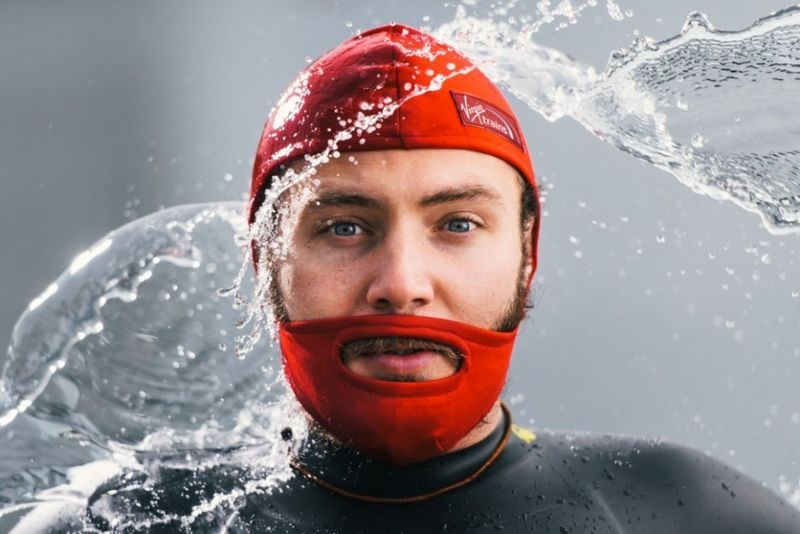 Swimming Beard Caps