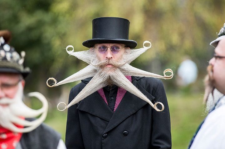 Quirky Moustache Pageants