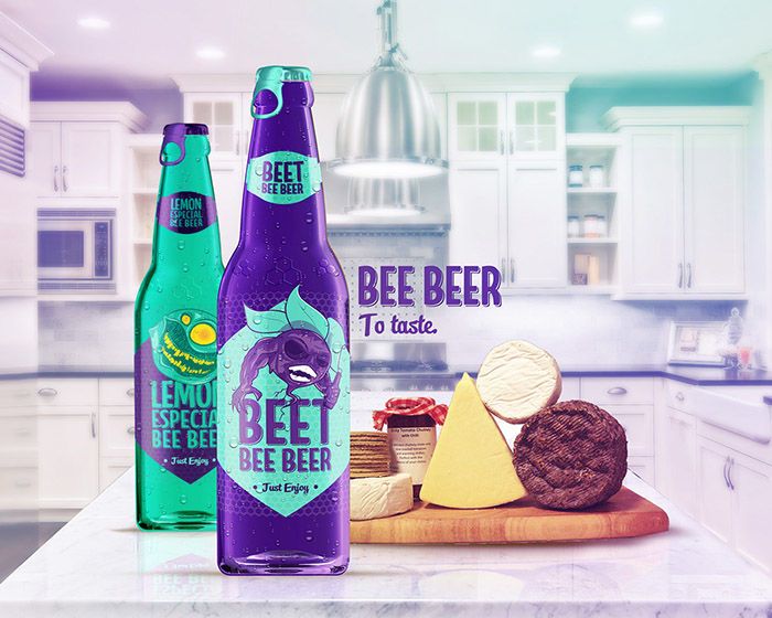 Neon Beer Packaging