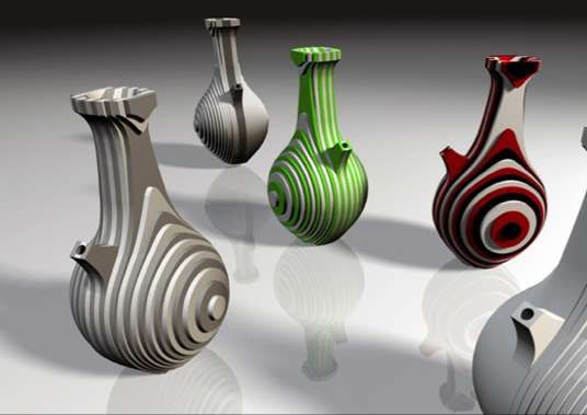 Contemporary Layered Carafes