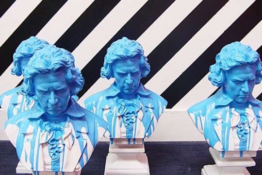 Paint-Dipped Busts