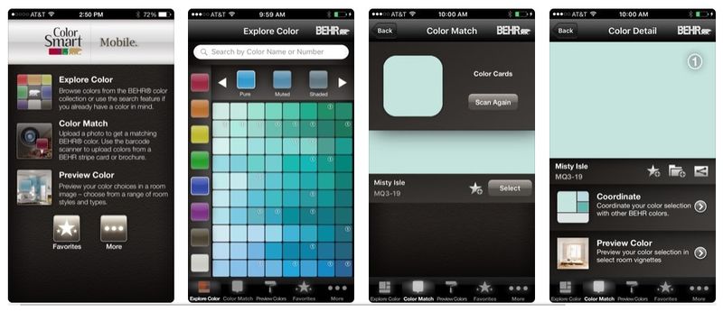 Curated Paint Matching Apps Behr Colorsmart - Behr Paint Color Match App