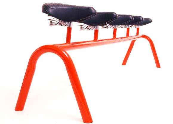 Bicycle Seat Benches -  Sebastian Errazuriz Creates Funky Furniture for Fitness Freaks