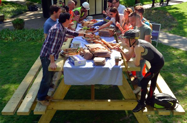 Giant Picnic Lunch Tables