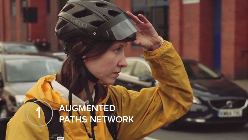 Augmented Reality Bike Helmets