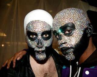 Bling-Encrusted Faces