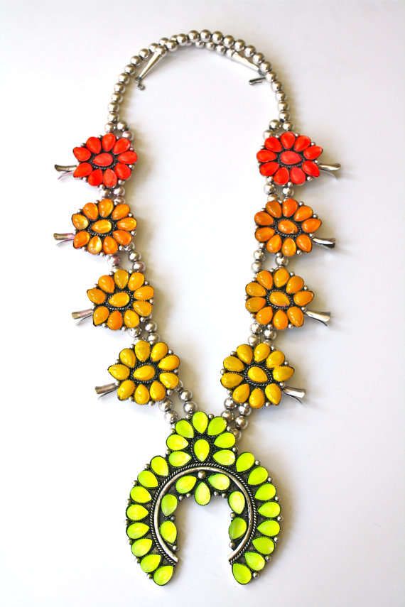 Colorfully Blossoming Necklaces