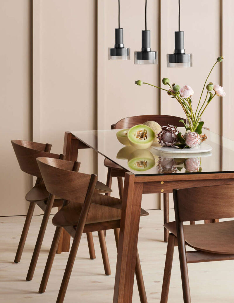 contemporary wooden dining chairs