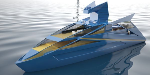 Sleek Origami Superyachts