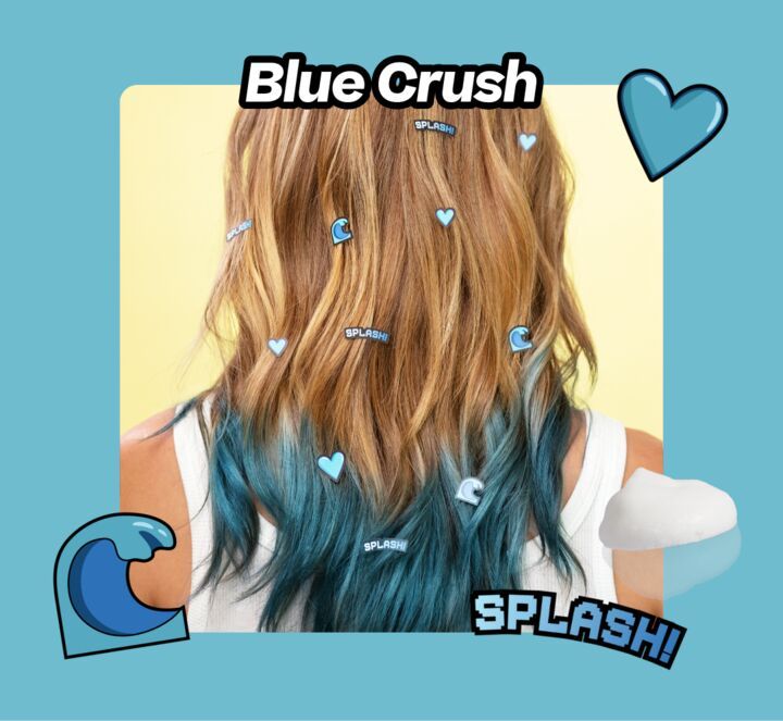 Ammonia-Free Hair Dyes : blue hair dye