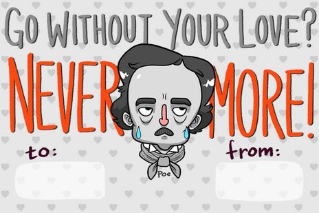 Literary Valentine’s Cards