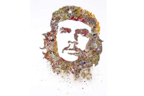 Crushed Paint Political Portraits