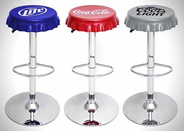 Classic Beverage-Inspired Stools