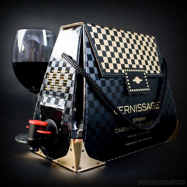 Stylish Portable Wine Handbags