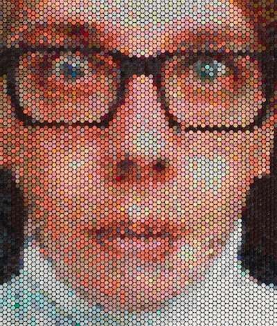 Pixelated Bubble Portraits