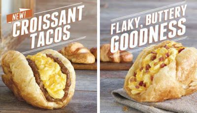 Breakfast Croissant Tacos