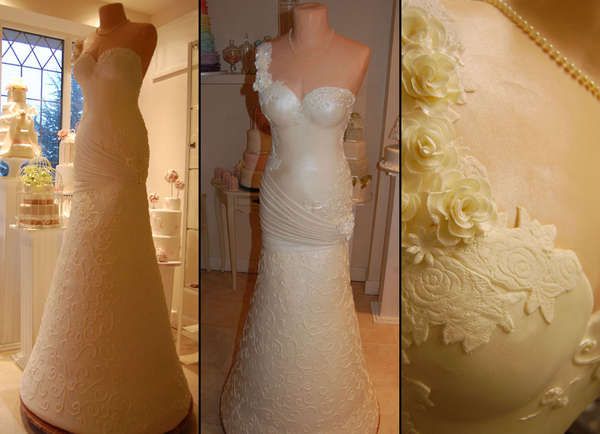 Life-Size Wedding Dress Desserts