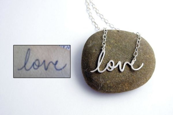 Custom Handwriting Necklaces