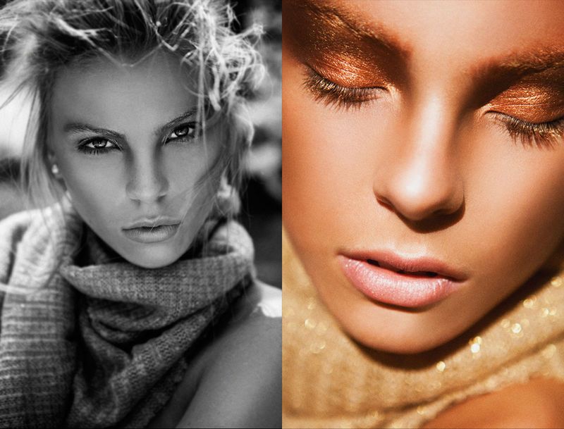 Bronze Beauty Editorials