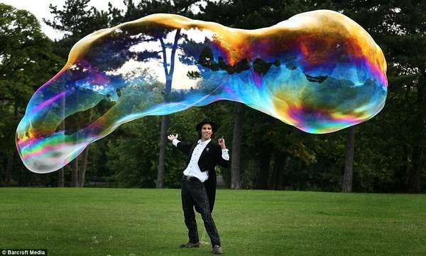 Mammoth Soap Bubbles