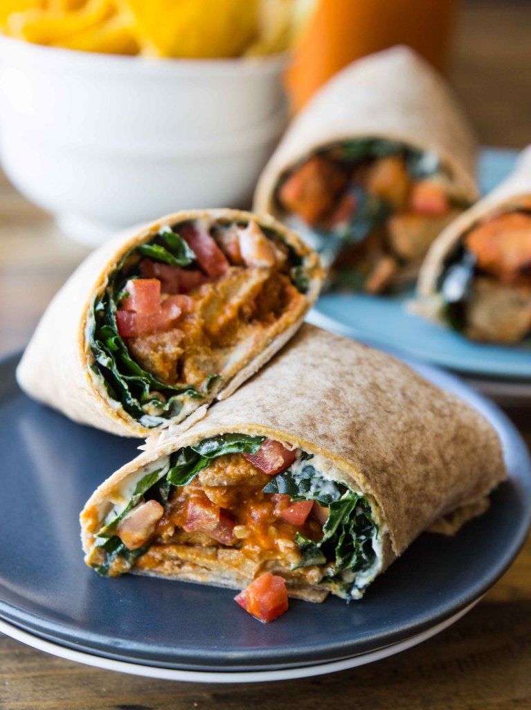 Meatless Chicken Wraps