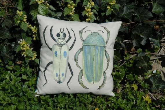 Eco-Conscious Bug Cushions