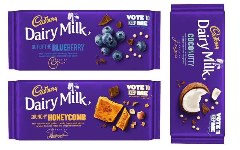 Dairy Milk Hint O'Mint (Cadbury Bournville and Mint crystals) and Dairy Milk  Paanjeer (Paan and Anjeer) are the new limited-edition bars for Dairy Milk.