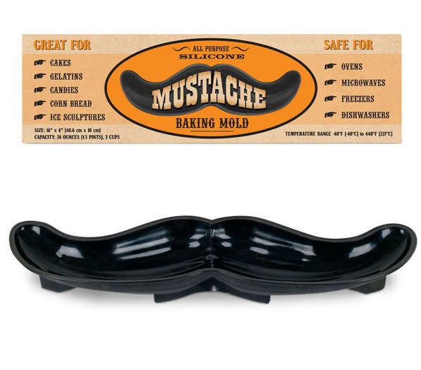 Mustache Cake Molds