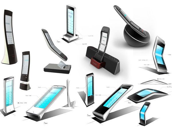 Transparent Desktop Telephones