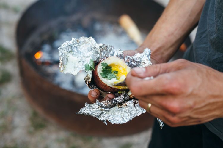 Baked Egg Potatoes