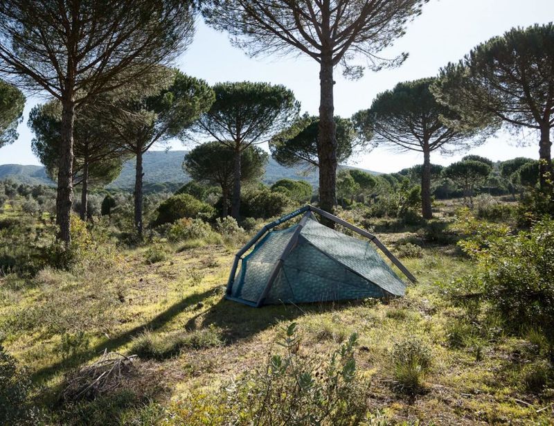 Inflatable Geodesic Tents