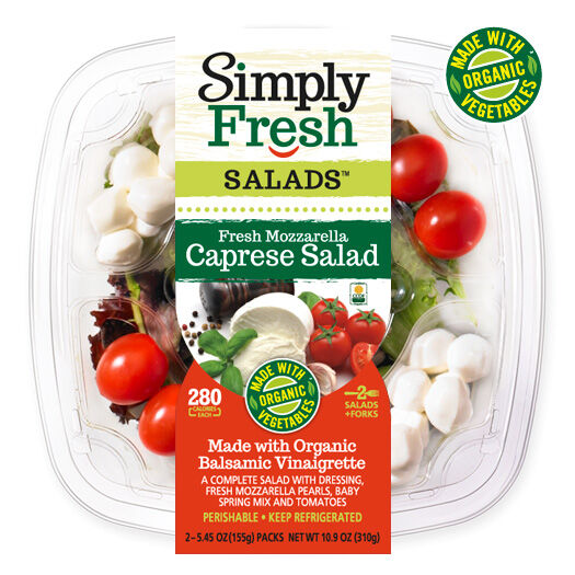 Ready-to-Eat Mediterranean Salads : Caprese Salad 1