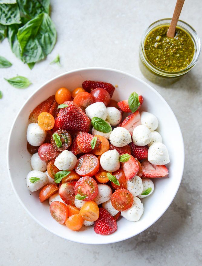 Strawberry Caprese Salads