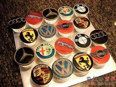 Car Logo Cupcakes