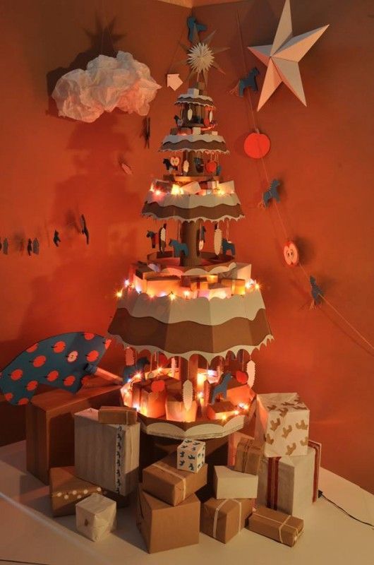 Cardboard Christmas Tree Alternatives