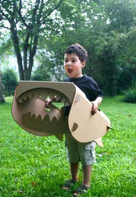 Wearable Cardboard Creatures