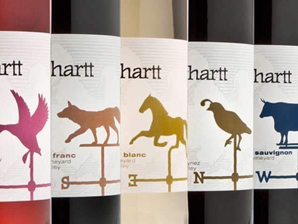 Wind-Blown Animal Labels