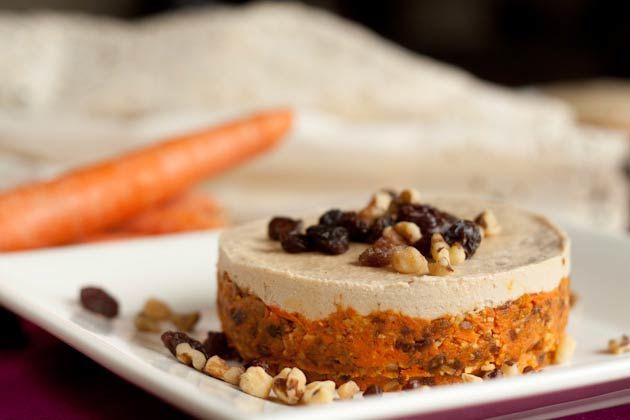 Raw Carrot Cheesecakes