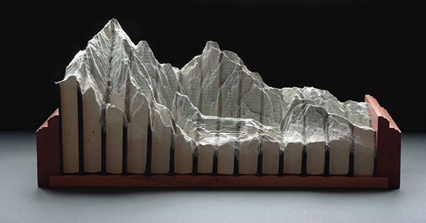 Carved Book Landscapes