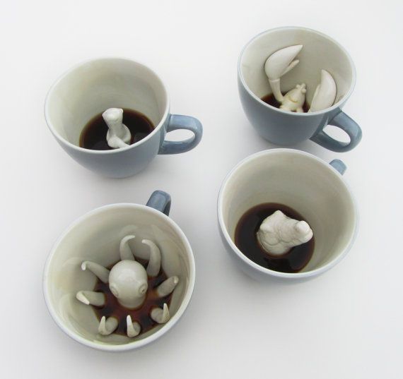 Creature Centred Ceramic Mugs