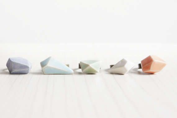 Geometric Ceramic Rings