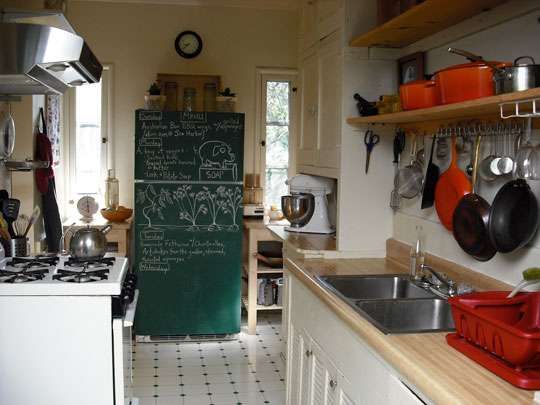 DIY Chalkboard Fridges