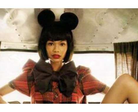 Chanel Iman Minnie Mouse Shoot